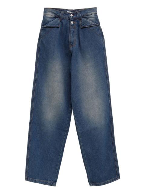 button-fly pocket jeans
