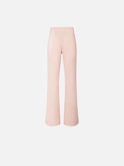 FLARED TROUSERS IN SATIN