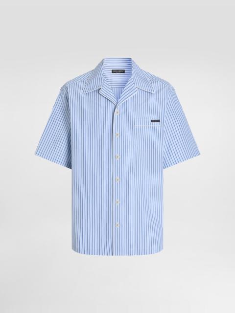Hawaii striped poplin shirt