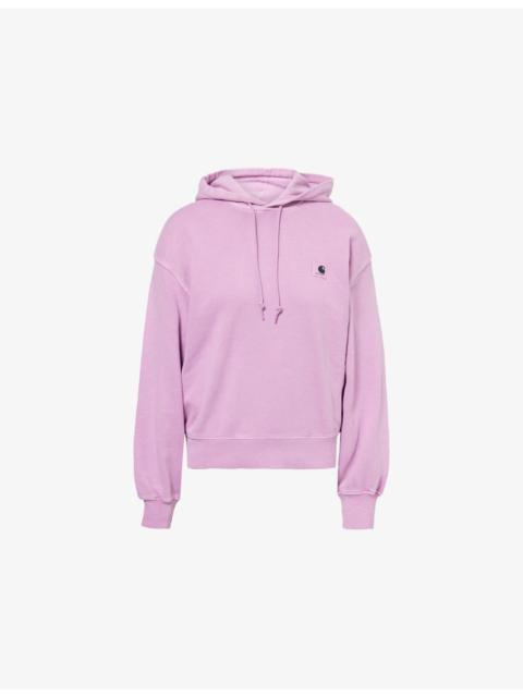Nelson Logo-Patch Cotton Hoody