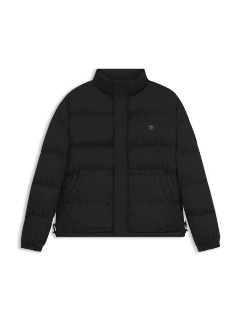 JACQUARD-PATTERN JACKET WITH WATER-REPELLENT FINISH