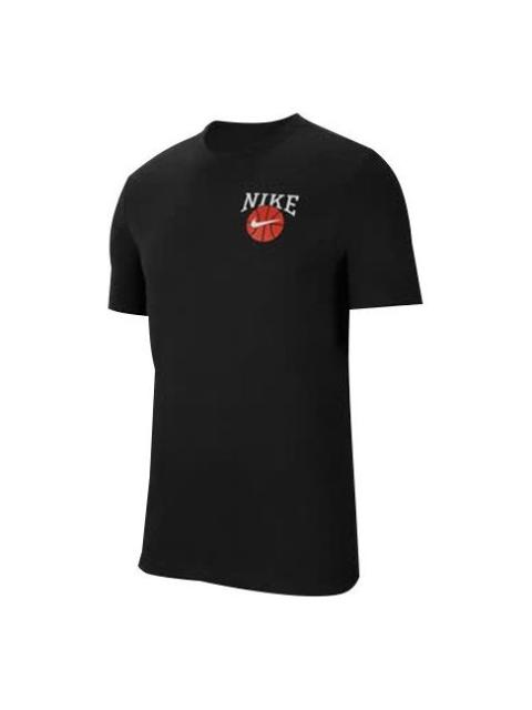 Nike Dri-FIT Dunk Basketball Printing Short Sleeve Black CD1287-010