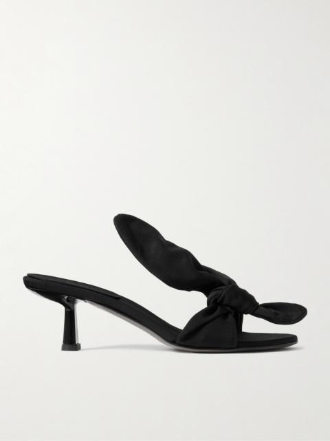 Diana Bow-detailed Grosgrain Sandals