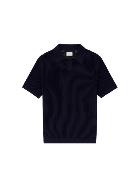 Aime Leon Dore Mesh Knit Polo (SS23) Navy