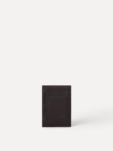 Smooth calfskin card holder