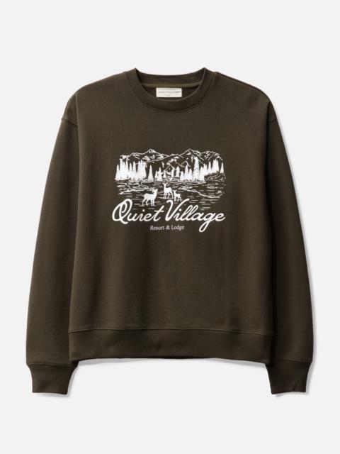 QUIET VILLAGE CREWNECK SWEATSHIRT