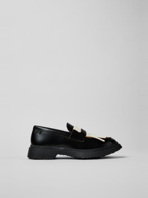 Black Leather Moccasins for Women.