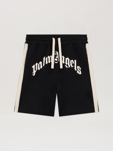 Curved Logo Track Sweatshorts