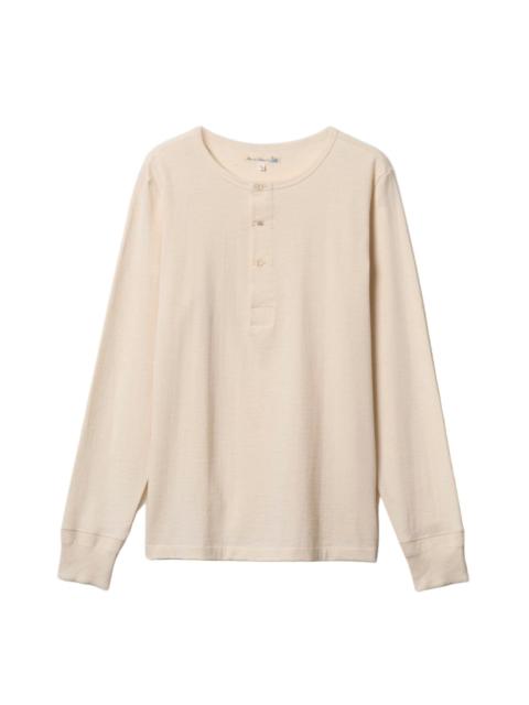 2M06 Vintage Machine Refined Classic Fit Long Sleeve Henley Nature