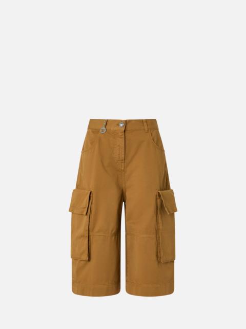 CARGO BERMUDA SHORTS WITH RIVETS