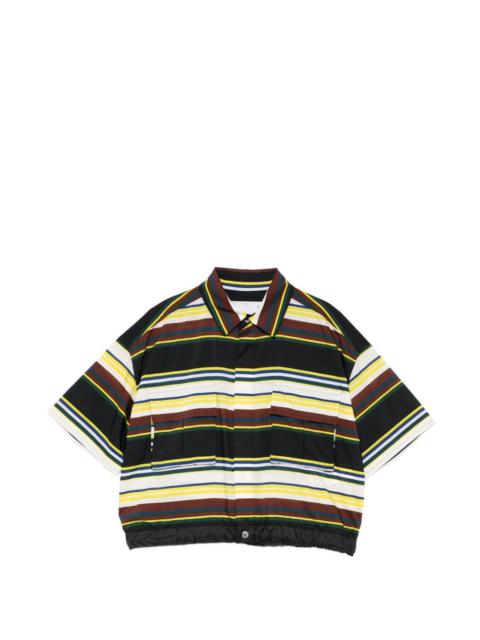 striped pocket shirt