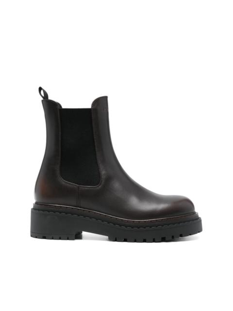 55mm logo-debossed boots