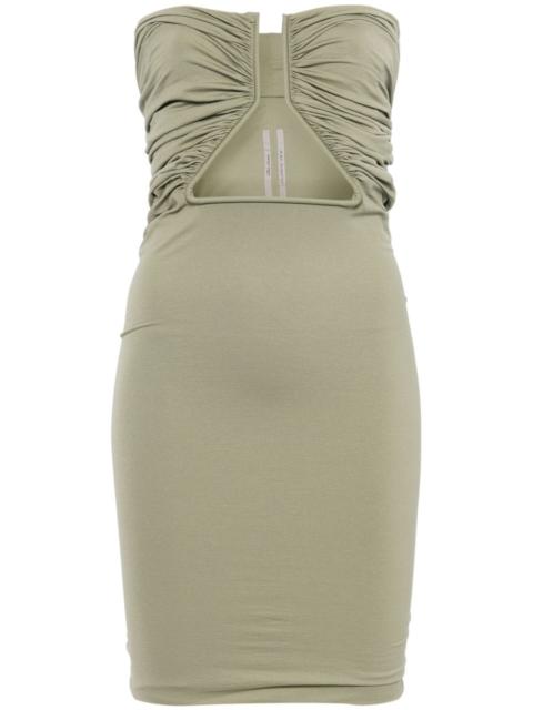 prong-detail jersey mini dress