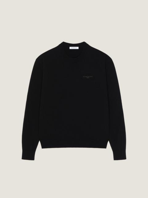 COUTURE SEAM SWEATER IN WOOL AND CASHMERE