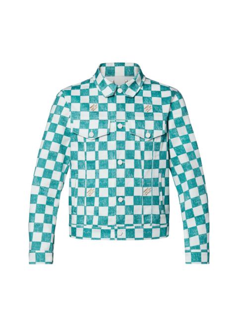 Damier Denim Trucker Jacket
