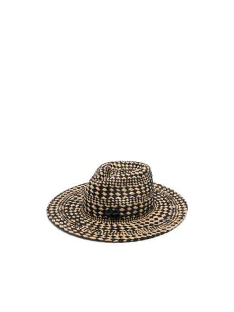 Rhoidal fedora woven hat