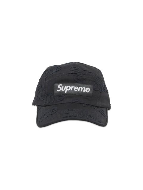 Supreme Lasered Twill Camp Cap 'Black'
