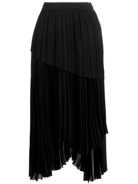 chiffon pleated skirt