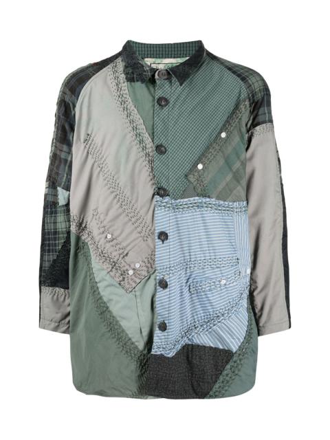 PATCHWORK COTTON SHIRT
