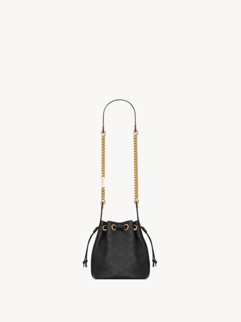CASSANDRE BUCKET BAG IN LAMBSKIN
