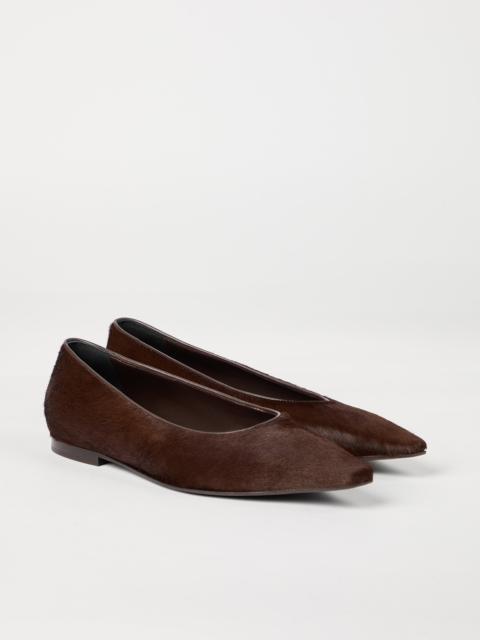Calf hair flats