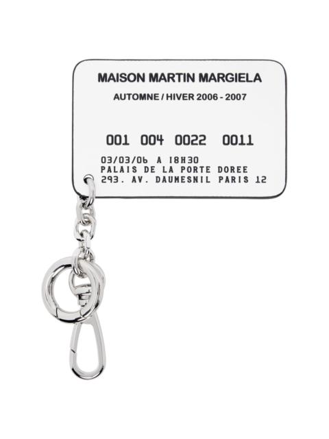 Black & White Cardholder Keychain