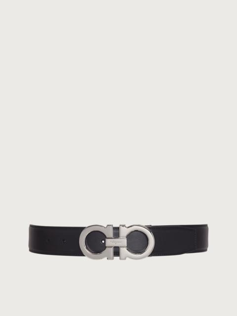 Reversible and adjustable Gancini belt