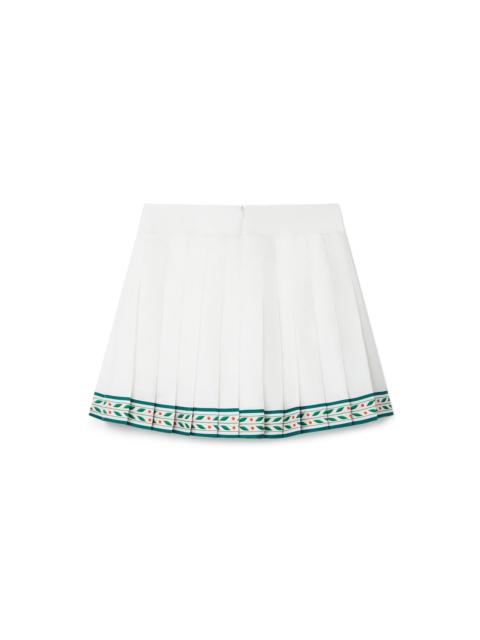Laurel Silk Tennis Mini Skirt | Casablanca Paris