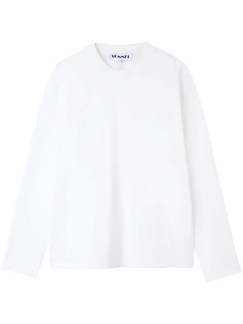 logo-embroidered T-shirt