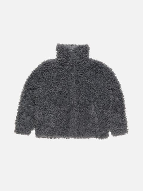 Faux fur bomber jacket - Carbon grey