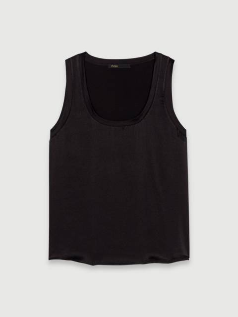 Silk tank top