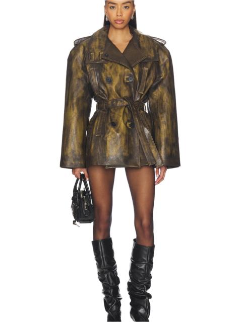 La Nuit Crop Trenchcoat