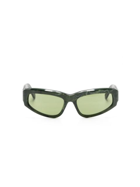 Motore rectangle-shape sunglasses
