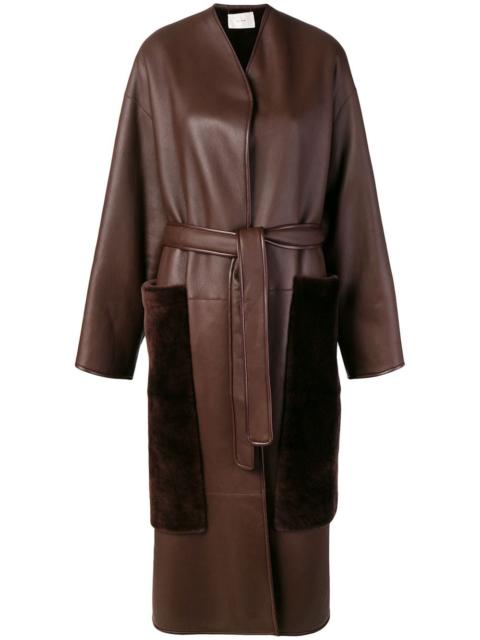 belted midi coat