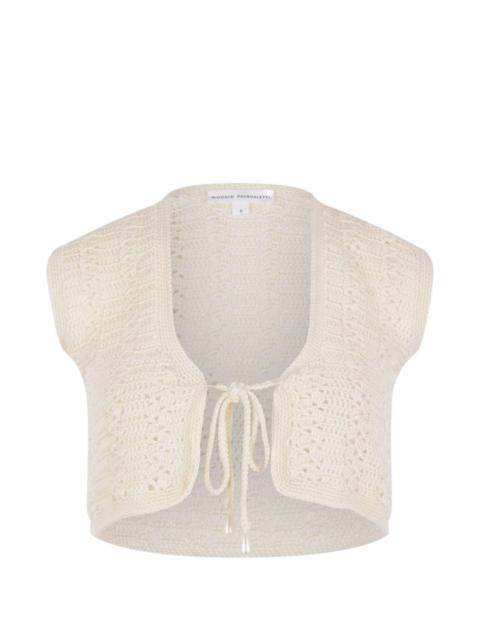 tie-fastening cardigan