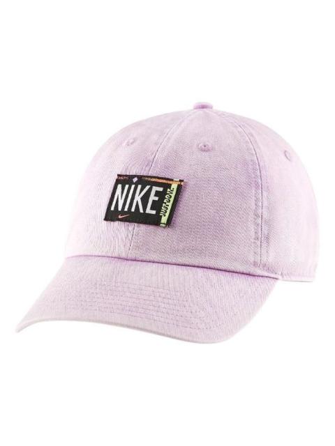 (WMNS) Nike Sportswear Heritage 86 Washed Cap 'Purple' DH2058-597