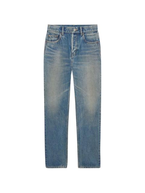 90'S high-rise buttoned jeans