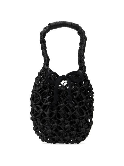 Black Synthetic Leather Bag