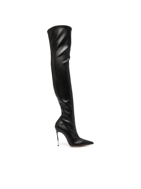 Blade 100mm thigh-high boots
