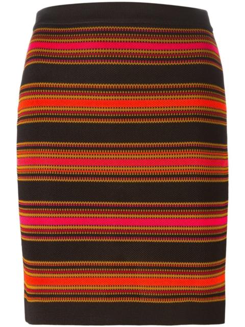 striped skirt