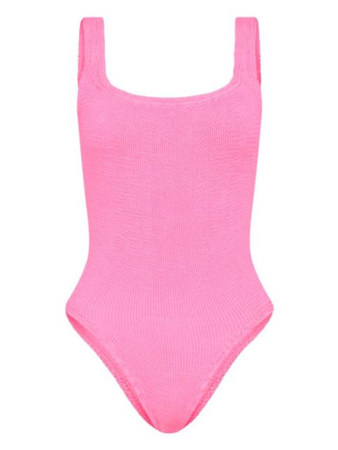Square-Neck Swimsuit