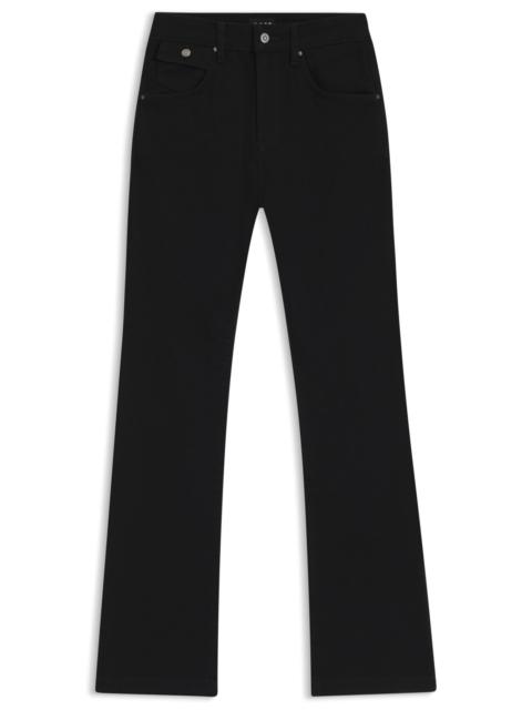 SLIM-FIT JEANS IN BLACK STRETCH DENIM