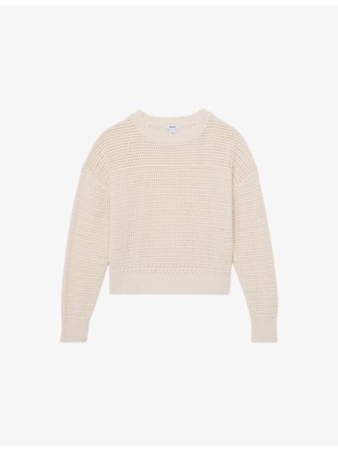 Bonnie Open-Stitch Cotton Jumper