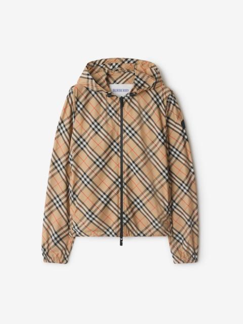Check Hooded Jacket