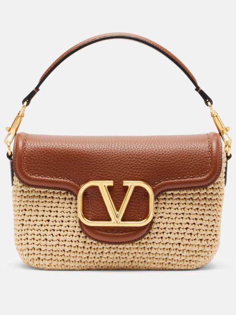 Alltime Small raffia shoulder bag