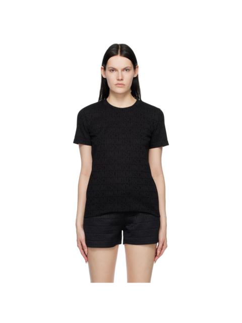 Black Jacquard T-Shirt