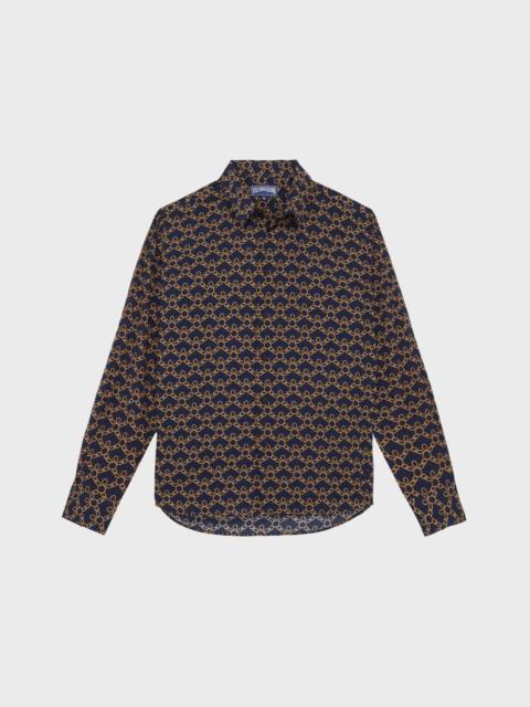 MEN COTTON VOILE SHIRT TURTLES CHAIN
