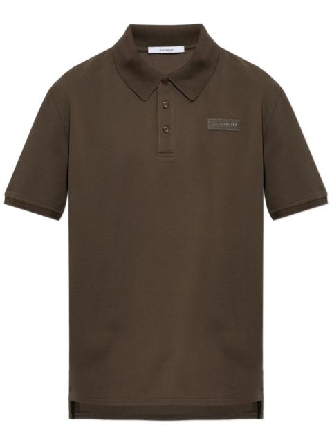 Cotton polo with gros-grain GIVENCHY Paris