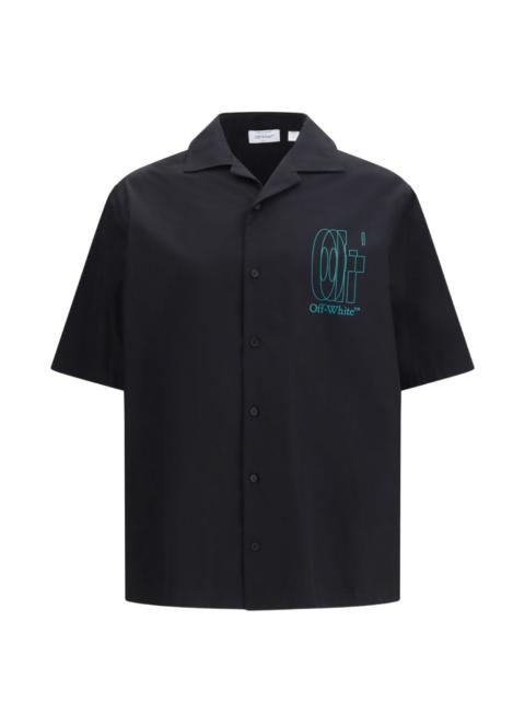 logo-print shirt