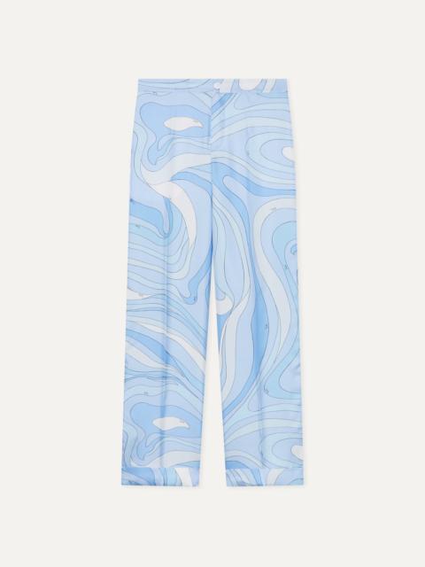 MARMO PRINT SILK PANTS